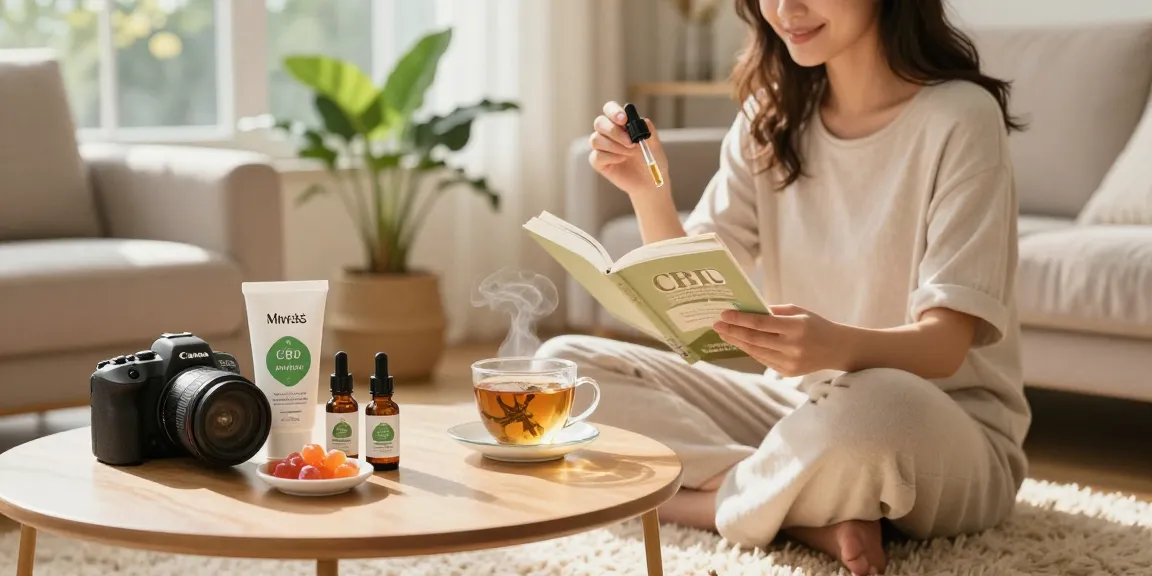 Discover wellness through CBD products from https://cbdnorth.co in a serene home setting.
