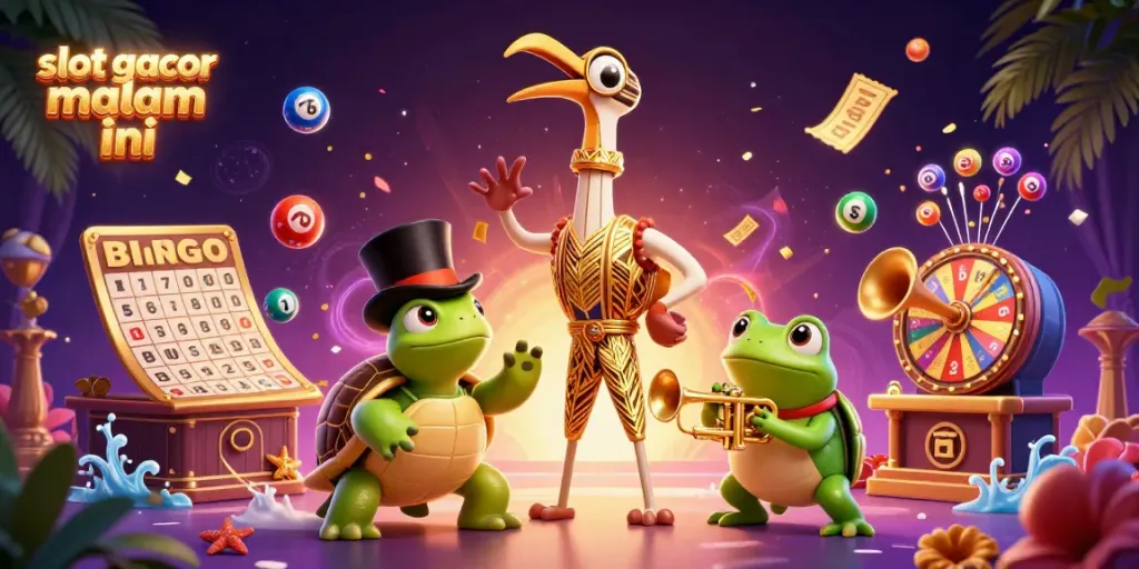 Menggali peluang jackpot terbaik di slot gacor malam ini dengan elemen menarik dan karakter kasino.