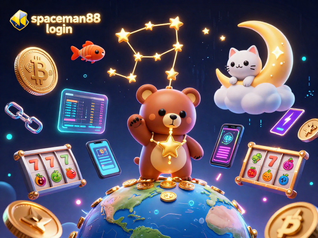 Engage with spaceman88 login for thrilling slot experiences featuring cosmic characters and crypto elements.