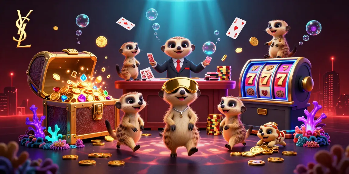 Experience the thrilling ysl casino action with lively meerkats in a vibrant 3D scene.