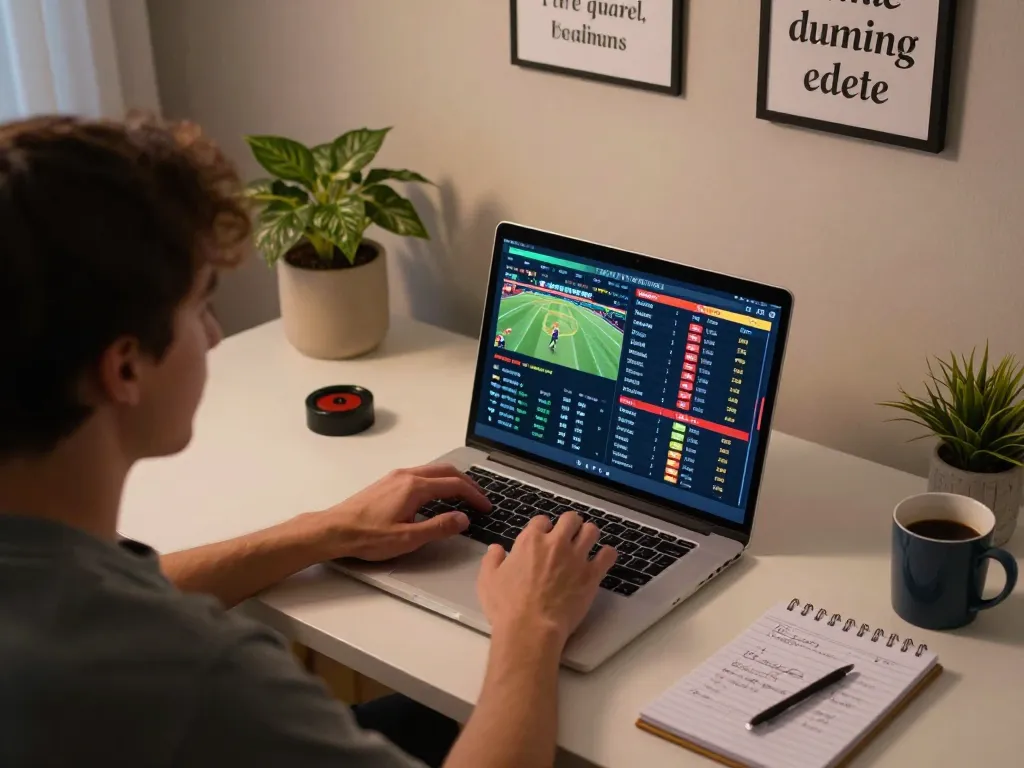 Engaging in sports betting online using Link Alternatif with a strategic focus in a cozy setting