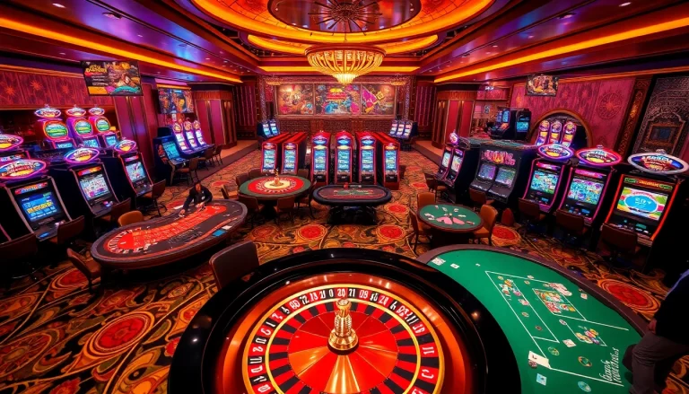 Excitement at jeetbuzz ক্যাসিনো with players enjoying roulette and slot machines.