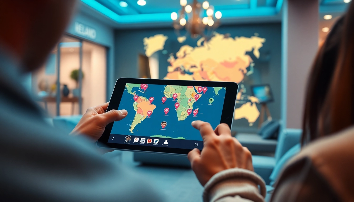 Discover OnlyFans creators with location filter on an engaging digital map interface.