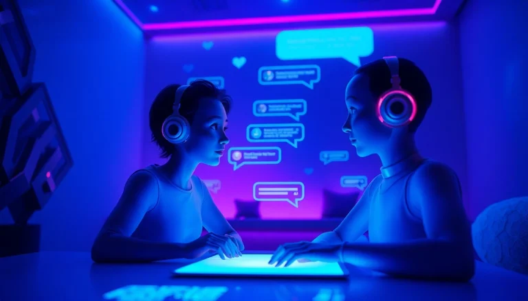 AI porn chat interface showcasing interactive adult conversations in a cozy virtual setting.