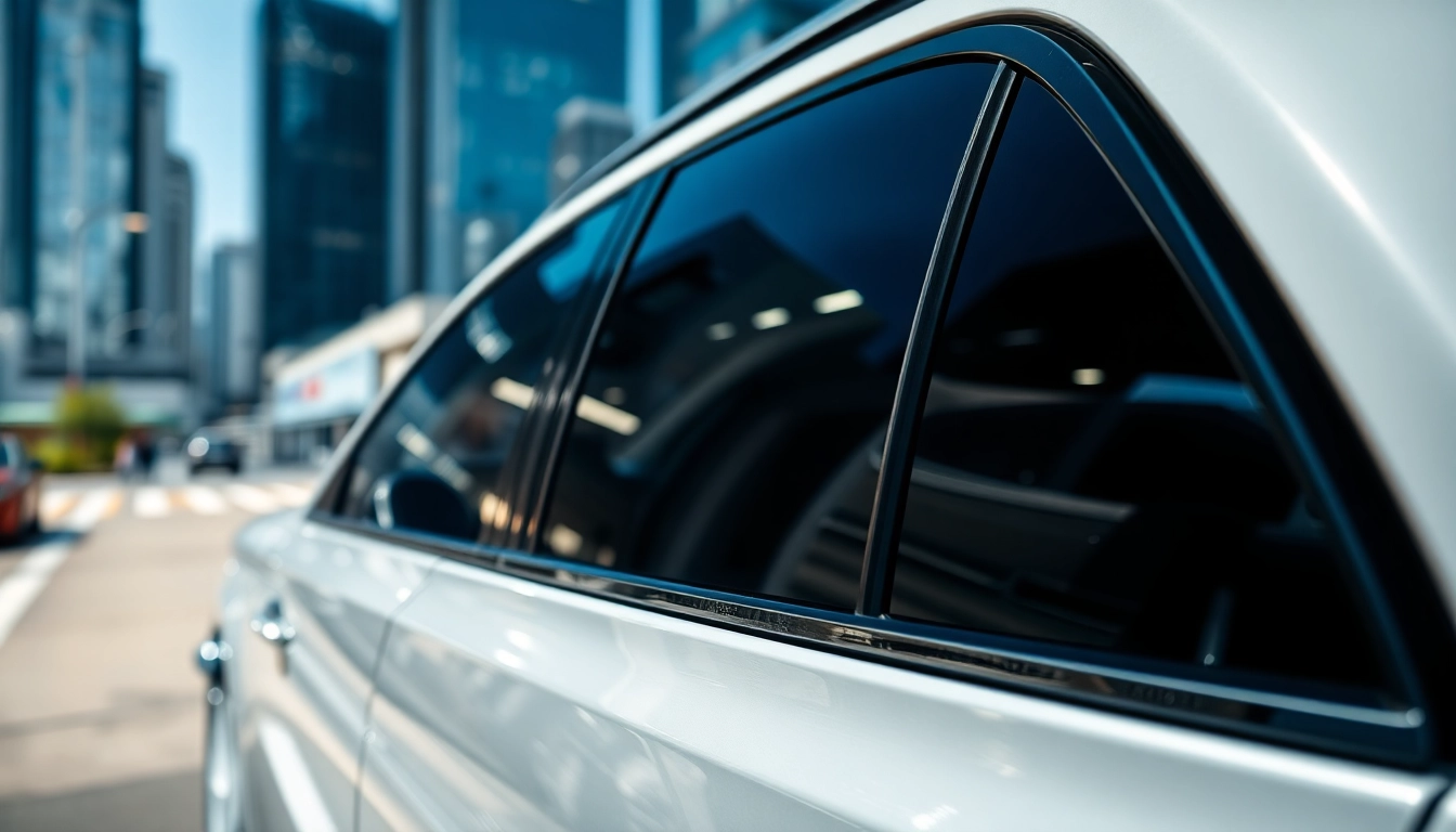 Transform your car aesthetic with the best window tint Chattanooga TN, highlighting sleek curves and glare reduction.