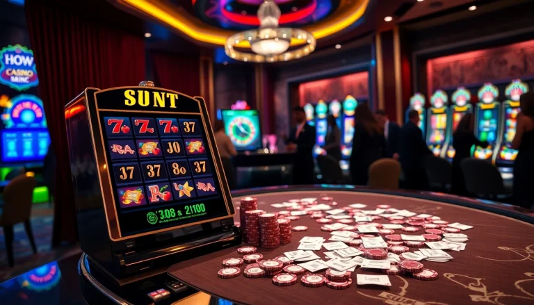 Experience thrilling action with IDN slot machines in a luxurious casino environment.