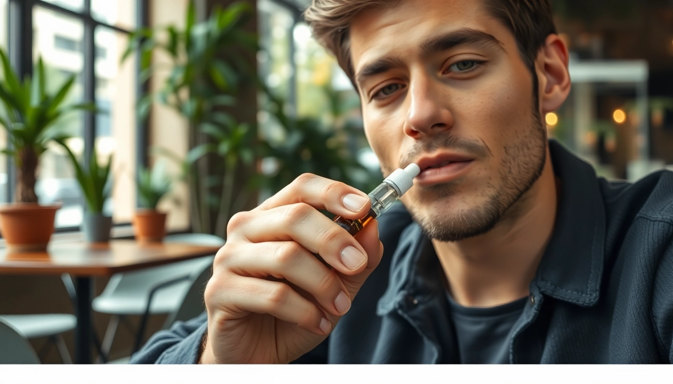 Learn how to smoke a cart without a battery in a relaxed cafe setting.
